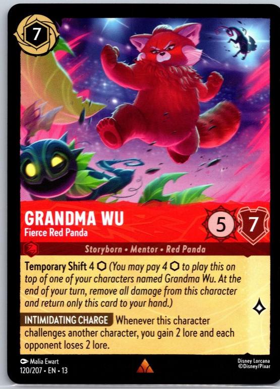 Grandma Wu - Fierce Red Panda #120