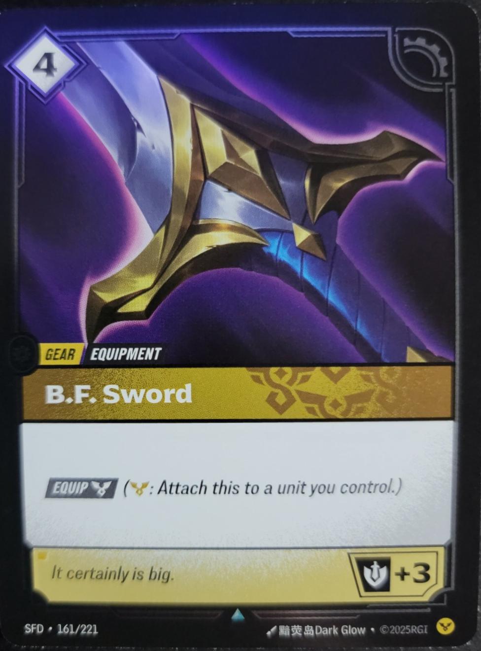 B.F. Sword [Foil] #161